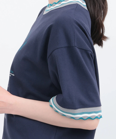 チチカカ |Orale! うねうねリンガーリブTシャツ