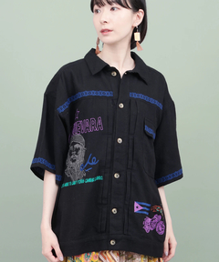 チチカカ |世界の偉人刺繍メンズシャツ