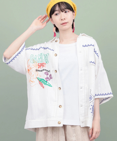 チチカカ |世界の偉人刺繍メンズシャツ