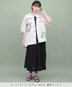 チチカカ |世界の偉人刺繍メンズシャツ
