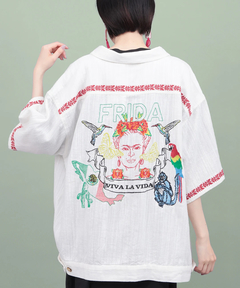 チチカカ |世界の偉人刺繍メンズシャツ
