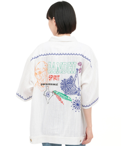 チチカカ |世界の偉人刺繍メンズシャツ