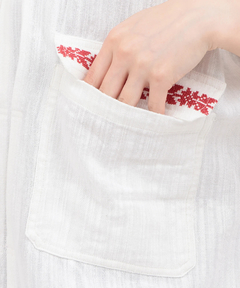 チチカカ |世界の偉人刺繍メンズシャツ