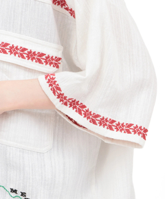 チチカカ |世界の偉人刺繍メンズシャツ