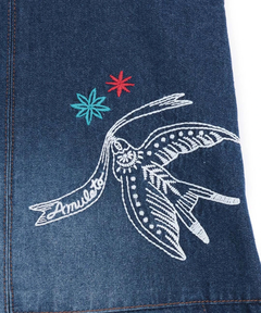 チチカカ |Orale! 刺繍コクーンデニムパンツ
