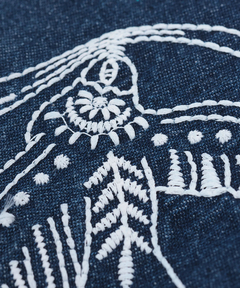 チチカカ |Orale! 刺繍コクーンデニムパンツ
