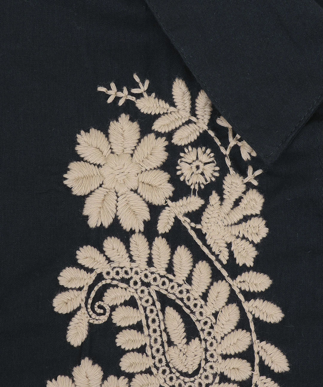 ペイズリーフロル刺繍フレアシャツ / シャツ・ブラウス | エスニック