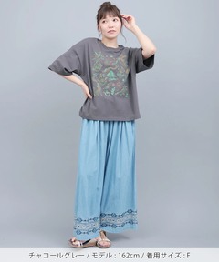 チチカカ |メヒコモチーフ刺繍Tシャツ