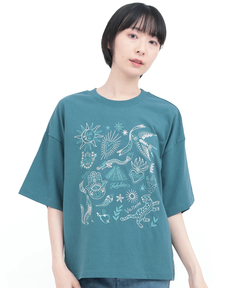 チチカカ |メヒコモチーフ刺繍Tシャツ