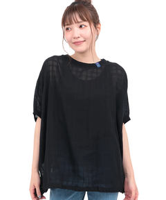 チチカカ |シアーチェックドロストビッグTシャツ