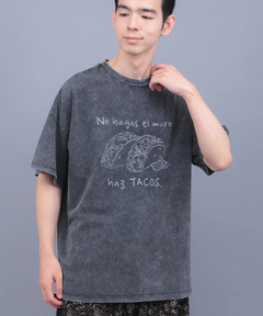 チチカカ |タコスアシッドウォッシュTシャツ