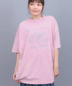 チチカカ |タコスアシッドウォッシュTシャツ