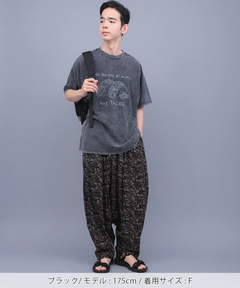 チチカカ |タコスアシッドウォッシュTシャツ