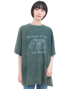 チチカカ |タコスアシッドウォッシュTシャツ