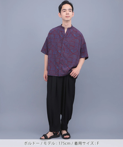 チチカカ |ジオメトリック総柄シャツ