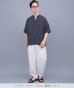 チチカカ |ジオメトリック総柄シャツ