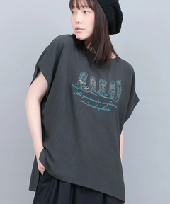 チチカカ |接触冷感ブーツ刺繍Tシャツ