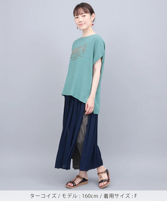 チチカカ |接触冷感ブーツ刺繍Tシャツ