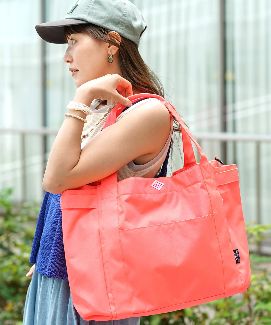 sextile ウェストポーチ バンドTシャツ バンドT トートバッグ cap ROOTOTE コラボ ミディアムポケッツ / トート・エコバッグ・かごバッグ