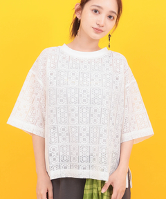 チチカカ |Orale! ブロックレースゆるTシャツ
