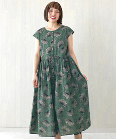 チチカカ |Shanti Shanti フローラルリズムコットンワンピース【WEB限定】