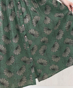 チチカカ |Shanti Shanti フローラルリズムコットンワンピース【WEB限定】