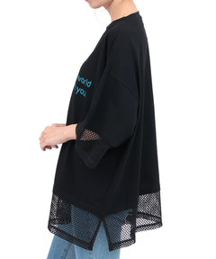 チチカカ |Orale! 裾メッシュレイヤード風Tシャツ