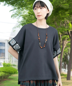 チチカカ |クロシェラインスリーブTシャツ