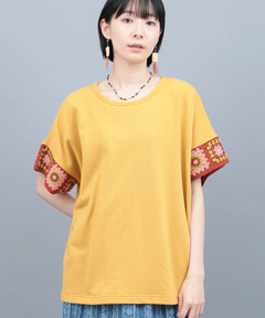 チチカカ |クロシェラインスリーブTシャツ