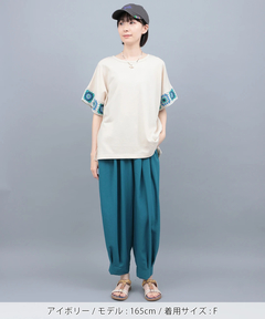 チチカカ |クロシェラインスリーブTシャツ