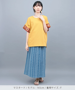 チチカカ |クロシェラインスリーブTシャツ