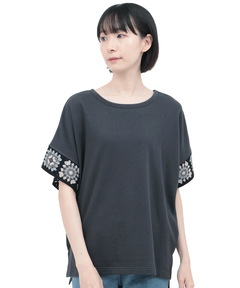 チチカカ |クロシェラインスリーブTシャツ