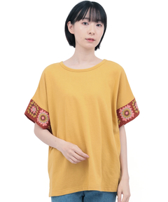 チチカカ |クロシェラインスリーブTシャツ