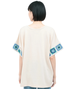 チチカカ |クロシェラインスリーブTシャツ