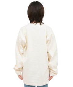 チチカカ |go slow caravan USAコットンバリスタ猫ロングスリーブTシャツ