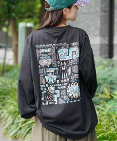 チチカカ |キカおばけ犬ロングTシャツ