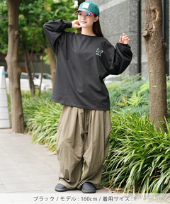 チチカカ |キカおばけ犬ロングTシャツ