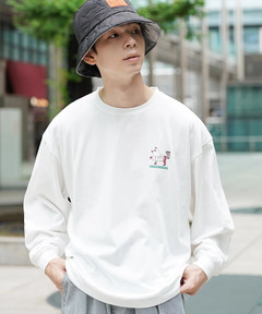 チチカカ |キカおばけ犬ロングTシャツ