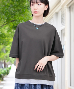 チチカカ |レイヤード風アロー刺繍プルオーバー