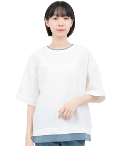 チチカカ |レイヤード風アロー刺繍プルオーバー