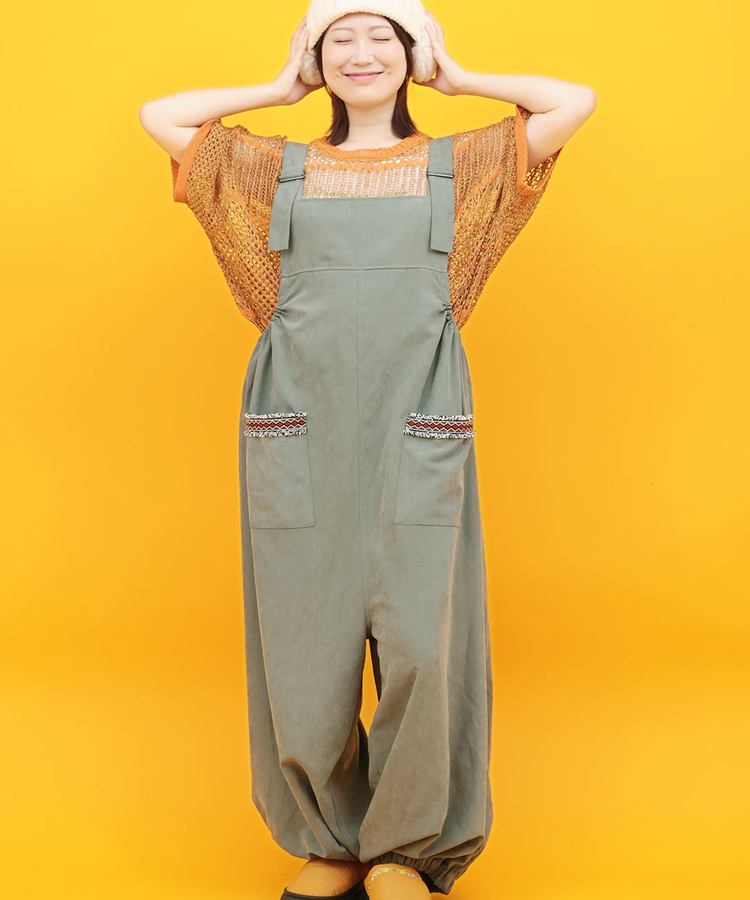 チチカカ |Orale! サルエル風サロペットパンツ