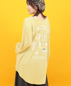 チチカカ |Orale! カクタスプリントロングスリーブTシャツ
