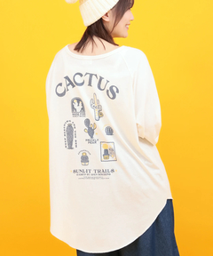 チチカカ |Orale! カクタスプリントロングスリーブTシャツ