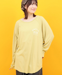 チチカカ |Orale! カクタスプリントロングスリーブTシャツ