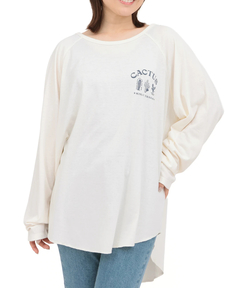 チチカカ |Orale! カクタスプリントロングスリーブTシャツ