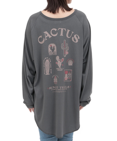 チチカカ |Orale! カクタスプリントロングスリーブTシャツ