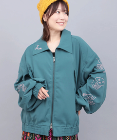 チチカカ |go slow caravan エステルツイルチェーン刺繍ブルゾン【WEB限定】