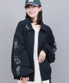 チチカカ |go slow caravan エステルツイルチェーン刺繍ブルゾン【WEB限定】