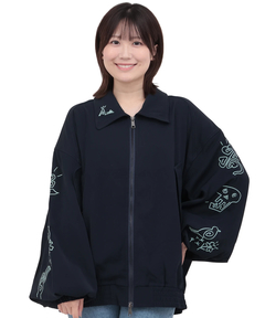 チチカカ |go slow caravan エステルツイルチェーン刺繍ブルゾン【WEB限定】