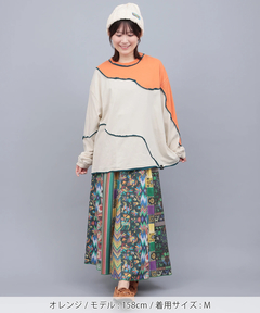 チチカカ |go slow caravan クレイジーカットオフ切替ロングスリーブTシャツ【WEB限定】